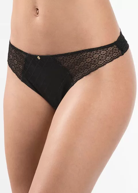 Briefs-Aubade Femme Tanga Black
