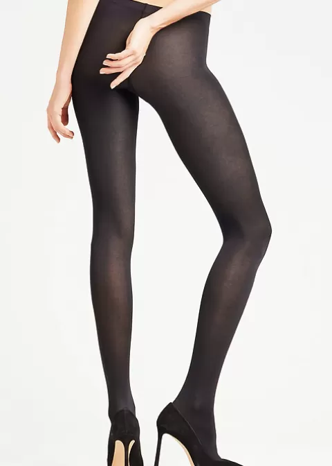 Tights-Falke Sensual Cotton 80 Denier Tights Cigar