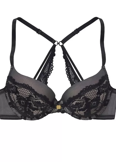 Bras-Lascana Buena Push Up Bra Black
