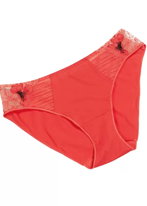 Briefs-Maison Lejaby Fleur De Brief Pavot