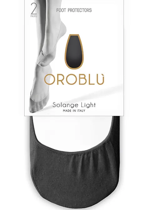 Toe Covers/Footlets-Oroblu Solange Light Foot Protectors 2 Pair Pack
