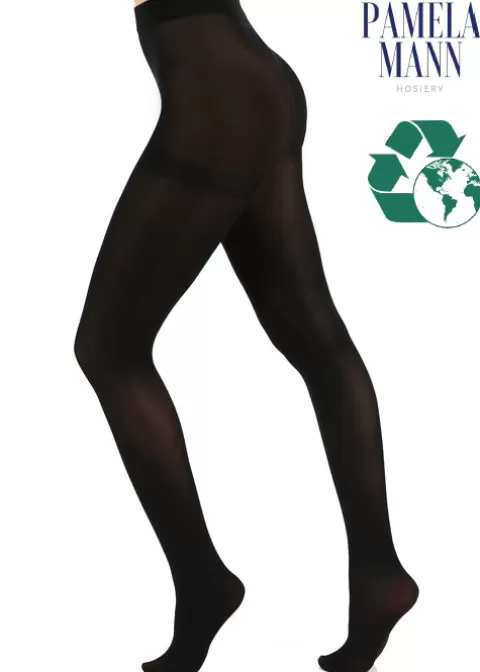 Tights-Pamela Mann 50 Denier Recycled Yarn Tights Black