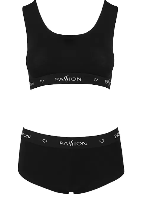 Briefs-Passion Sports Edition Racer Back Bra And Boyshort Set
