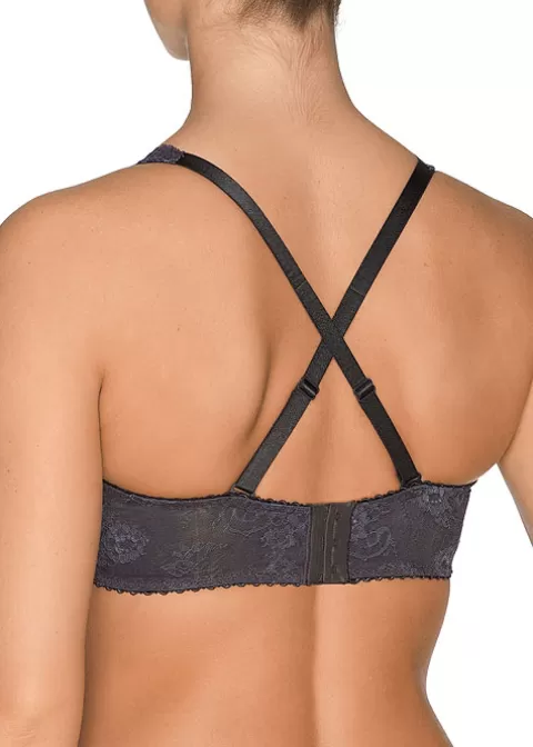 Bras-PrimaDonna Twist Caramba Balcony Bra Marble Grey