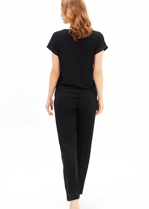 Pyjamas-Blackspade Spade Pearl Pyjama Set Black